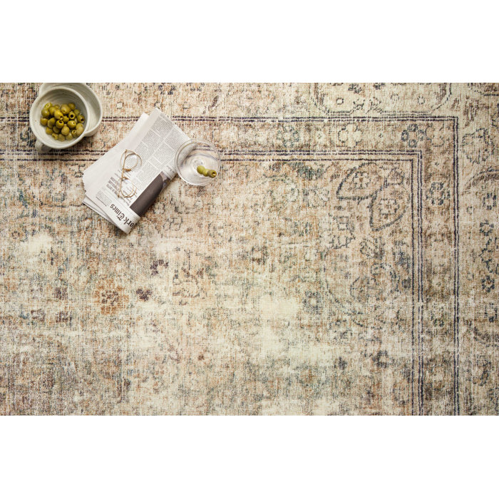 Loloi II Margot Oriental Antique/Sage Area Rug feat. CloudPile